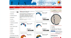 Desktop Screenshot of flying-colors.de